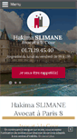 Mobile Screenshot of cabinet-slimane.com