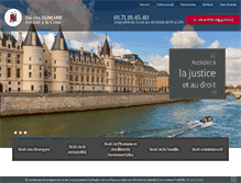 Tablet Screenshot of cabinet-slimane.com